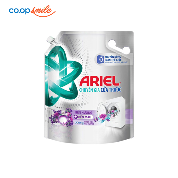 Nước giặt Ariel cửa trước sạch bẩn oải hương túi 3.05kg