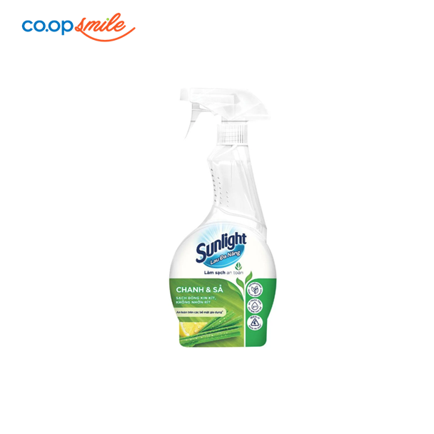 Nước Lau Đa Năng Sunlight Thiên Nhiên Chanh Sả 500ml