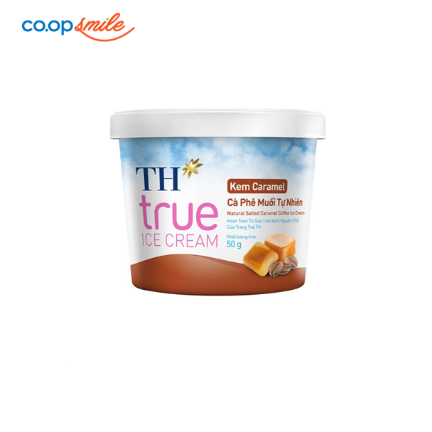 Kem caramel và phê muối TH hộp 50g