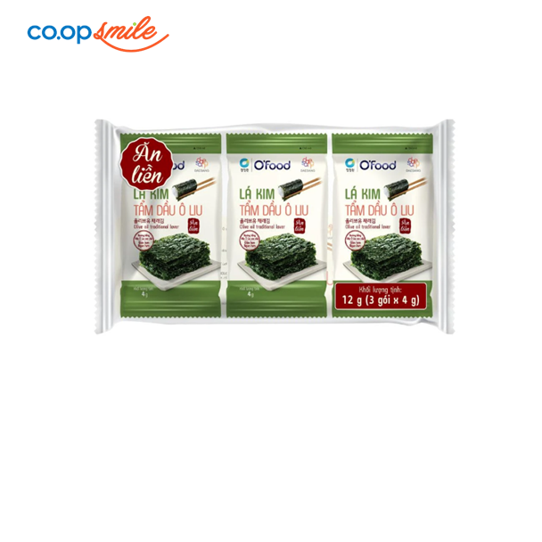 Lá kim dầu ô liu O’Food DAE 4g x 3 gói
