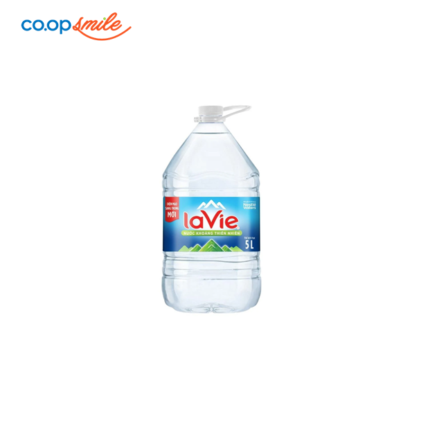 Nước khoáng thiên nhiên Lavie bình 5L