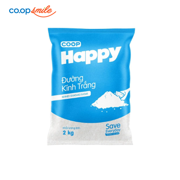 Đường kính trắng RS Coop Happy 2kg BH