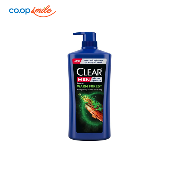 Dầu gội Clear men nước hoa Warm Forest 600g