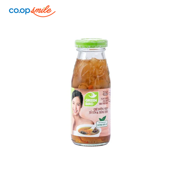 Chè dưỡng nhan tổ yến trùng thảo Green Bird 175ml