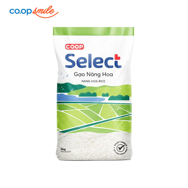 Gạo Nàng Hoa Coop Select 5kg King Green