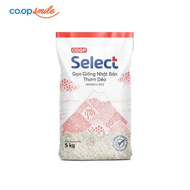 Gạo giống Nhật Coop Select 5kg King Green