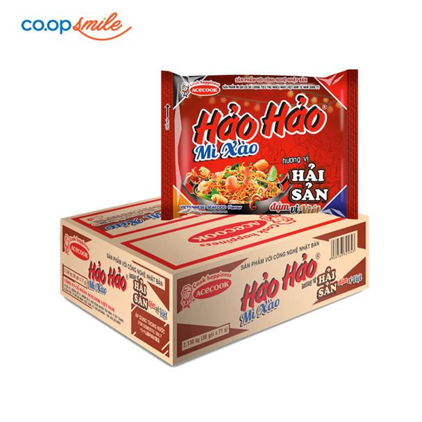 Mì xào Hảo Hảo vị hải sản đậm vị Việt thùng 30 góix71g