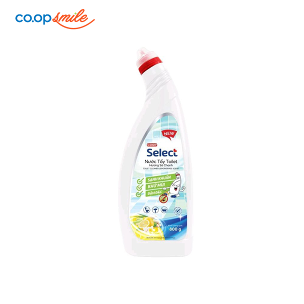 Nước tẩy toilet sả chanh Coop Select 800g