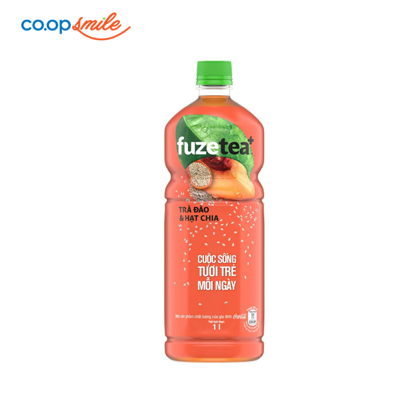 Thực phẩm bổ sung Trà đào và hạt chia 1L