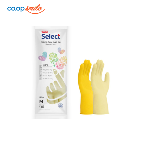 Găng tay cao su ngắn Coop Select M