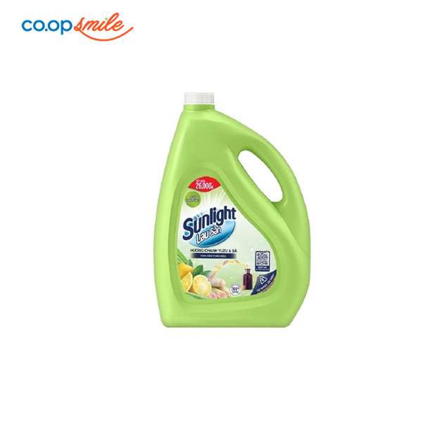 Nước lau sàn SunLight Bio Shield chanhYuzu & sả 3.6kg