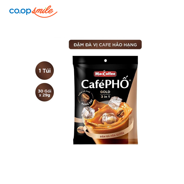 Café Phố Gold 3in1 bịch 30x29g