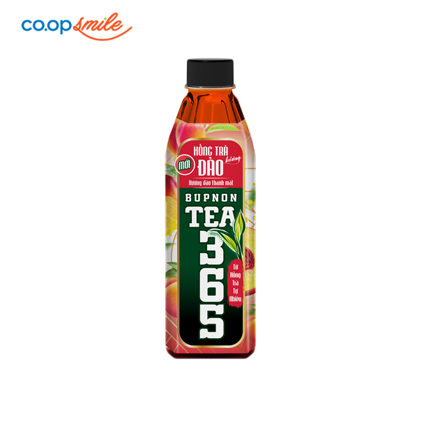 Hồng trà Bupnon 365 đào 500ml