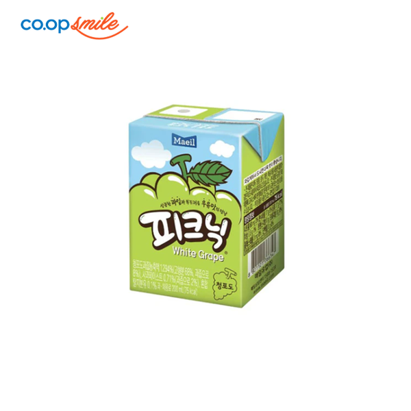 Nước ép hoa quả Picnic nho hộp giấy 200ml