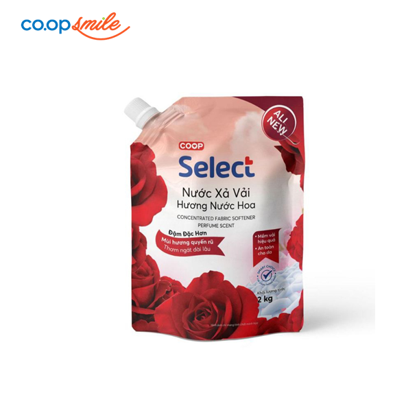 Nước xả Coop Select hương nước hoa túi 2kg
