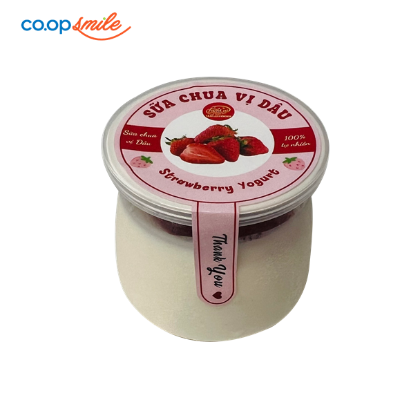 Sữa chua vị dâu 110ml   Tâm Lợi
