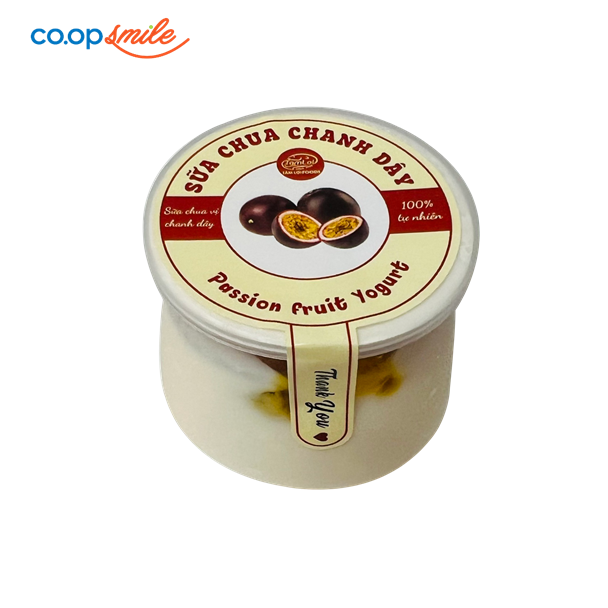 Sữa chua vị chanh dây 110ml   Tâm Lợi