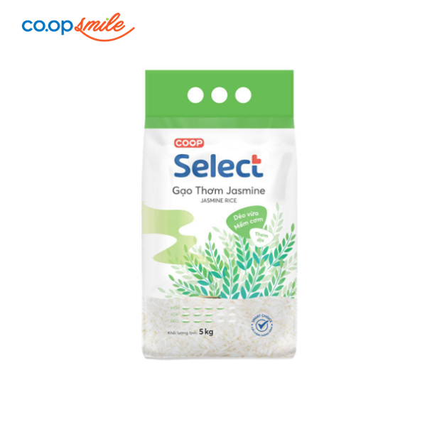 Gạo Jasmine Coop Select 5kg KG