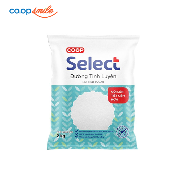 Đường tinh luyện RE Coop Select 2kg TP