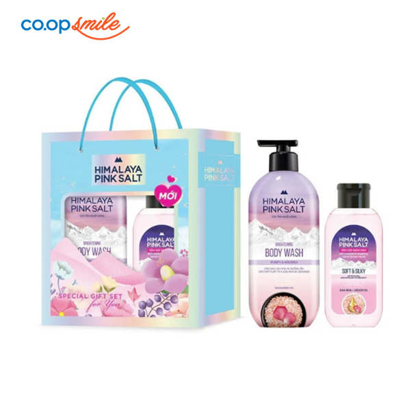 Hộp quà (Sữa tắm Himalaya 500g+Dầu gội Himalaya 200ml)