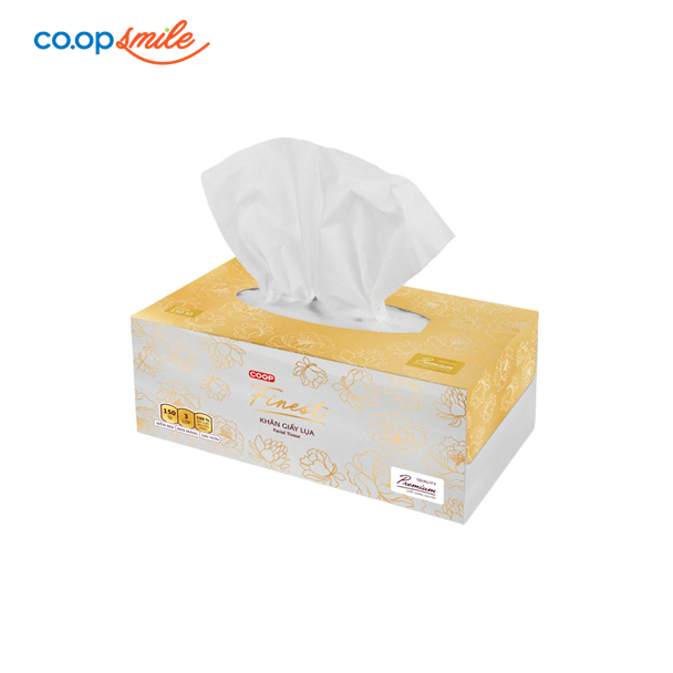 Khăn giấy hộp CoopFinest 3 lớp 150 tờ   NTPM