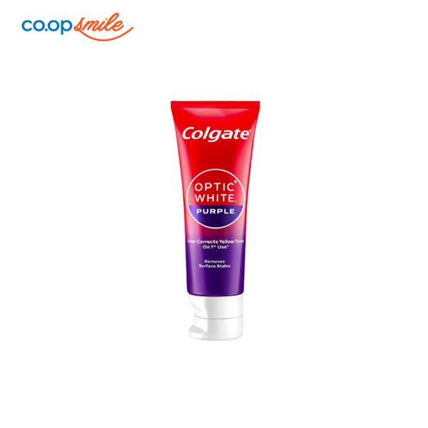 Kem đánh răng Colgate Optic White Purple 100g