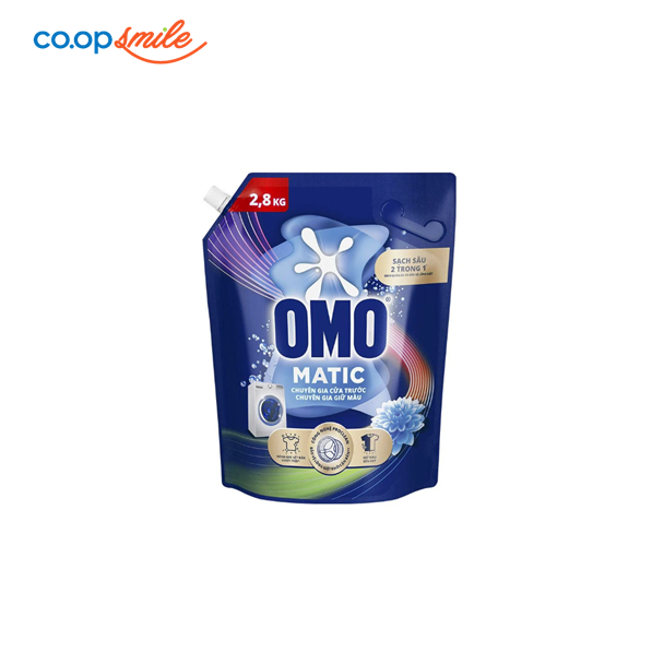 Nước giặt Omo cửa trước giử màu túi 2.8kg