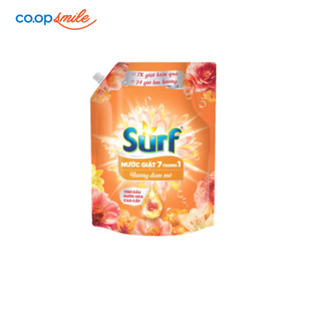 Nước giặt Surf 7 trong 1 hương đam mê 2.5kg