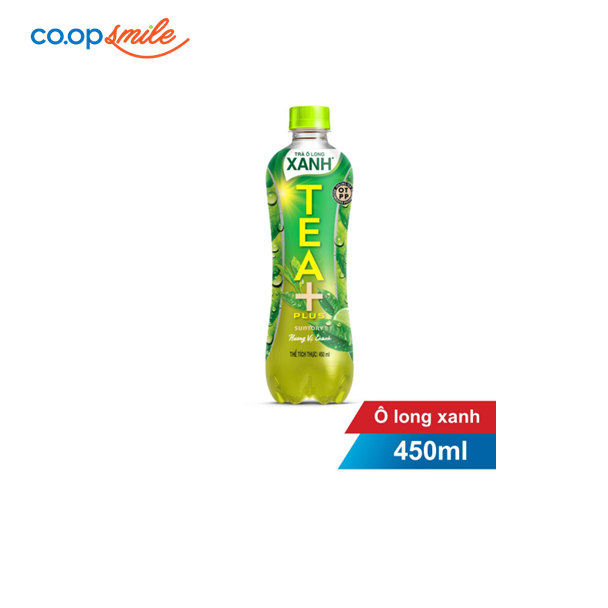 Trà Olong xanh TEA+ PLUS 450ml