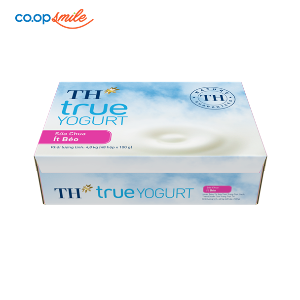 Sữa chua TH Yogurt ít béo 100g thùng 48x100g