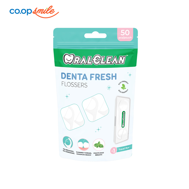 Tăm chỉ kẽ răng OralClean Fresh 50c