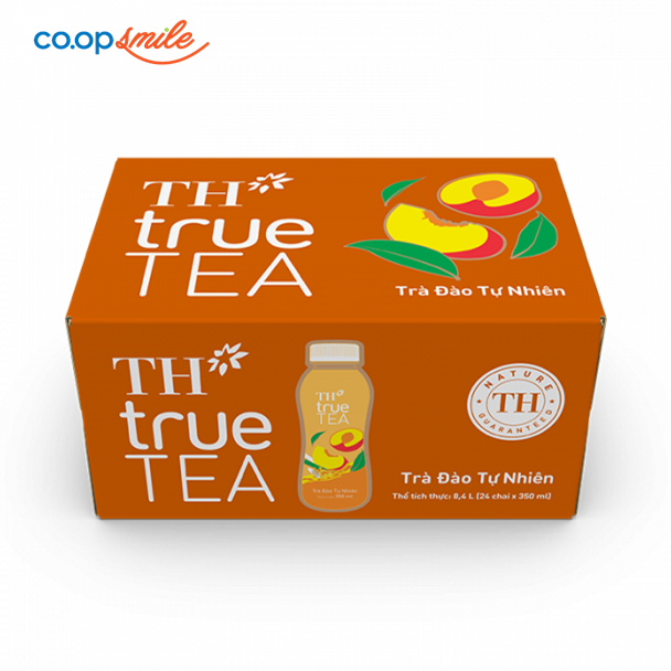 Trà đào TH TRUE chai thùng 24x350ml