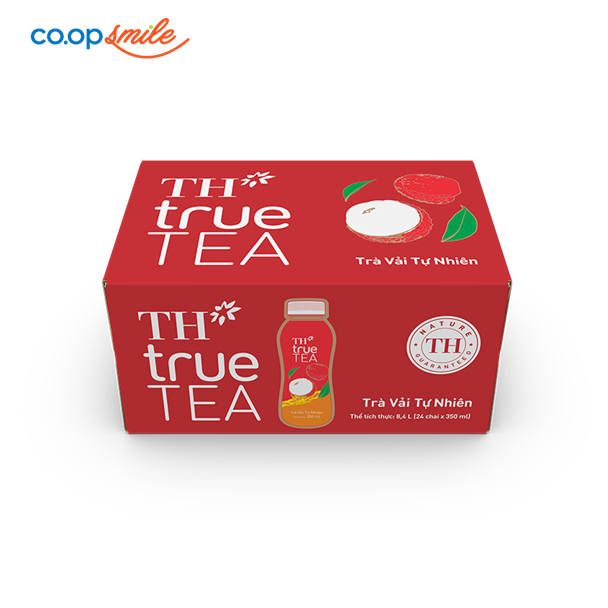 Trà vải TH TRUE chai thùng 24x350ml