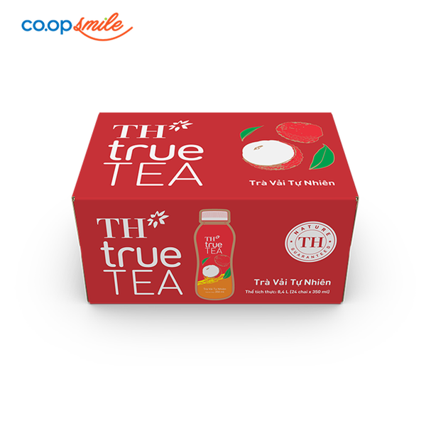 Trà vải TH TRUE chai thùng 24x350ml