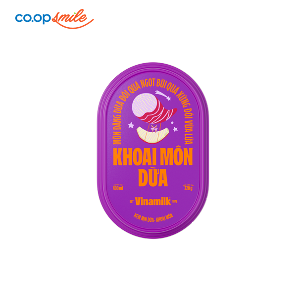 Kem dừa khoai môn Vinamilk hộp 400ml