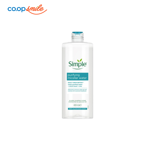 Nước tẩy trang Simple Purifying da mụn 400ml