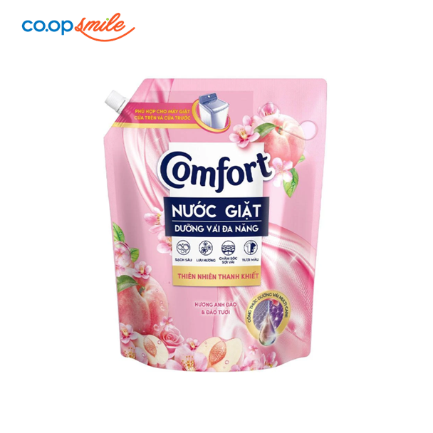 Nước giặt Comfort hương anh đào và đào tươi túi 3kg