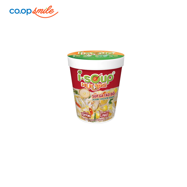 Súp I-Soup NFC gà táo đỏ ly 12g