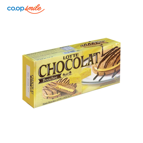 Bánh Bouchee Lotte Choco phô mai 162g