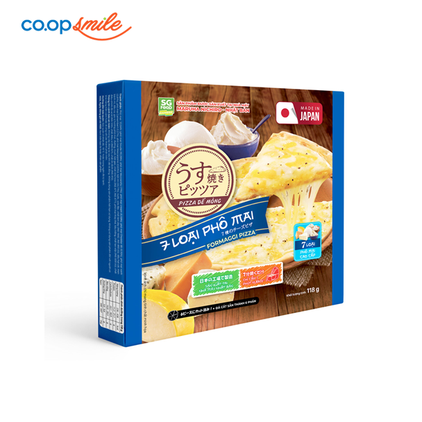 Pizza 7 loại phô mai SGF 118g