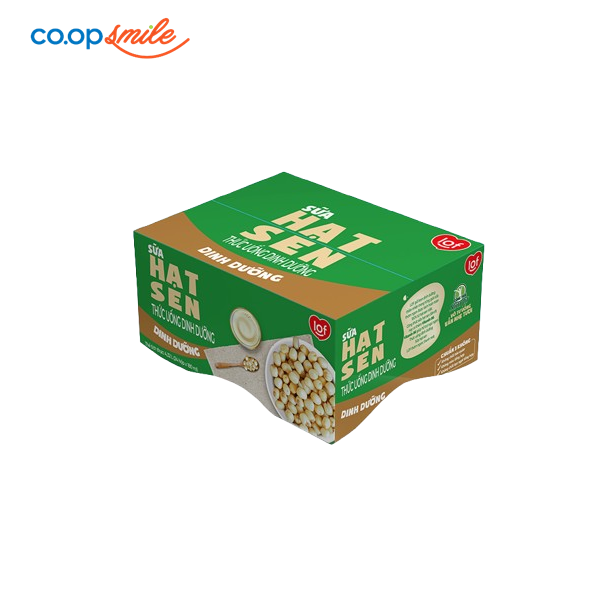 Thức uống dinh dưỡng sữa hat sen LOF thùng 24x180ml