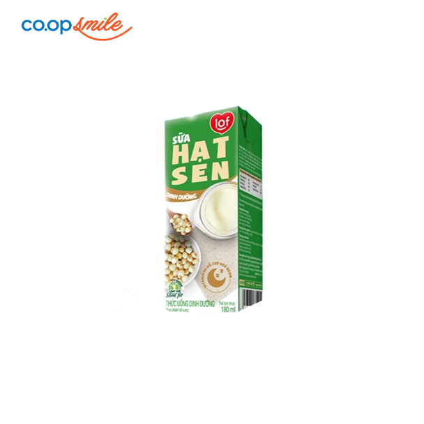 Thức uống dinh dưỡng sữa hạt sen LOF 180ml