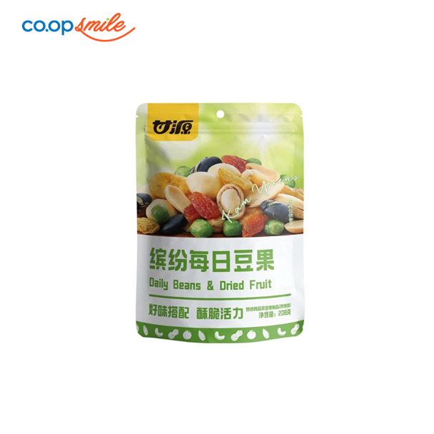 Đậu mix hoa quả tổng hợp Cam Nguyên 208g