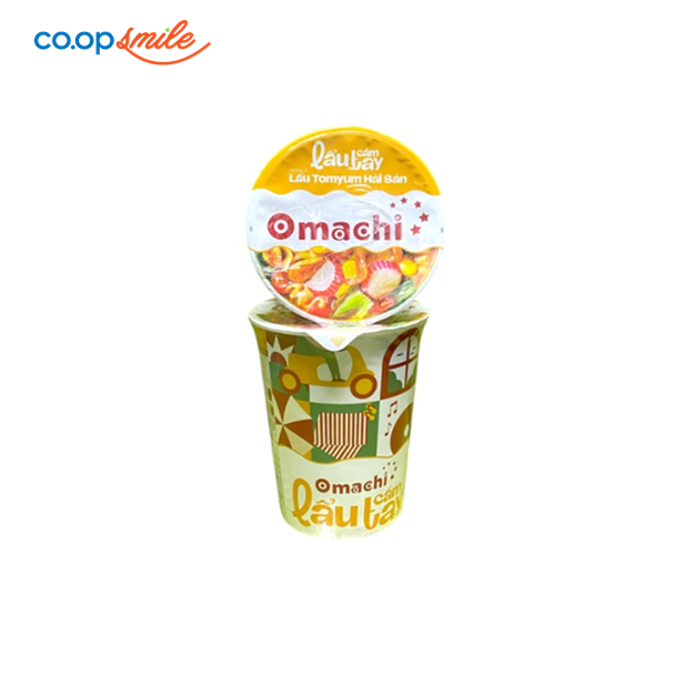 Mì Omachi lẩu tomyum hải sản ly 71g