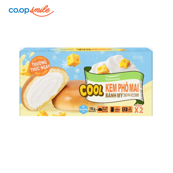 Bánh mì kem phô mai   2 bánh 150g