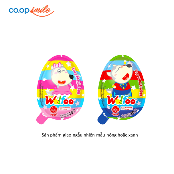 Trứng Soco Wolfoo đồ chơi 20g