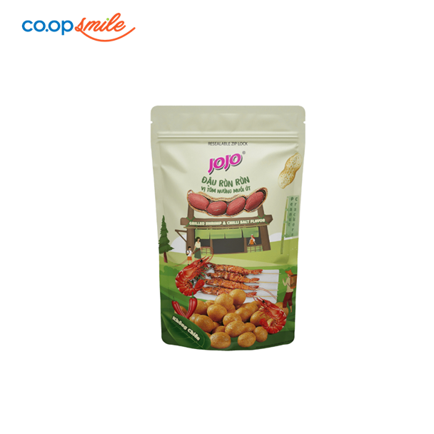 Đậu Ròn Ròn tôm muối ớt JoJo 75g