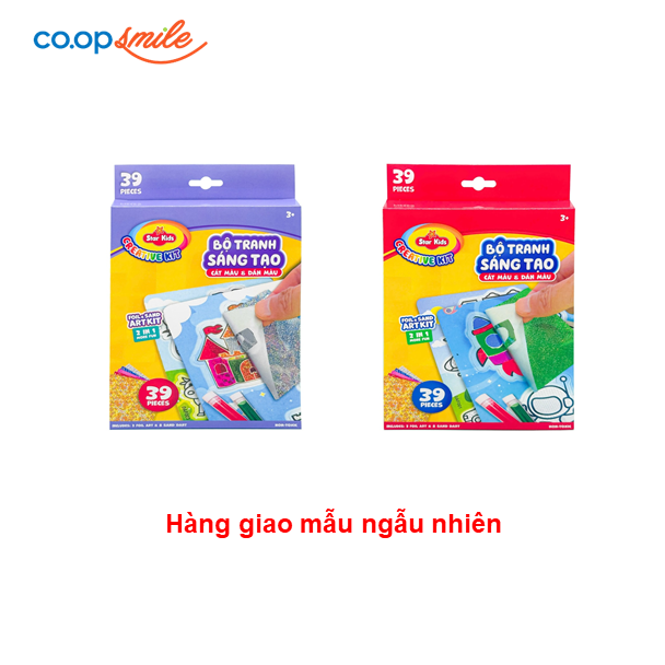 Tranh cát màu & dán màu K LC001/2