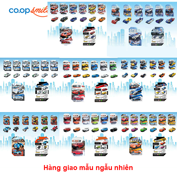 Vỉ siêu xe mô hình1021