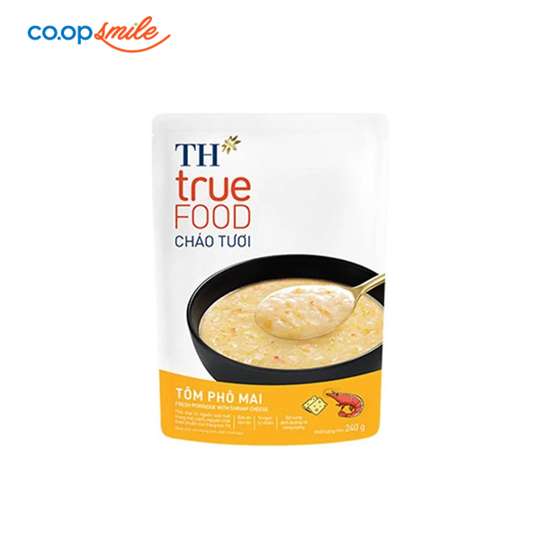 Cháo tươi TH tôm phô mai 240g